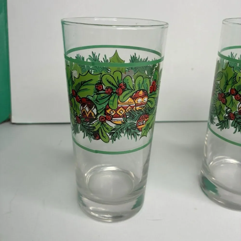 Libbey vintage christmas